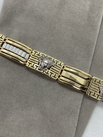 Nowa złota męska bransoletka bransoleta 585 25,22g 21,5cm