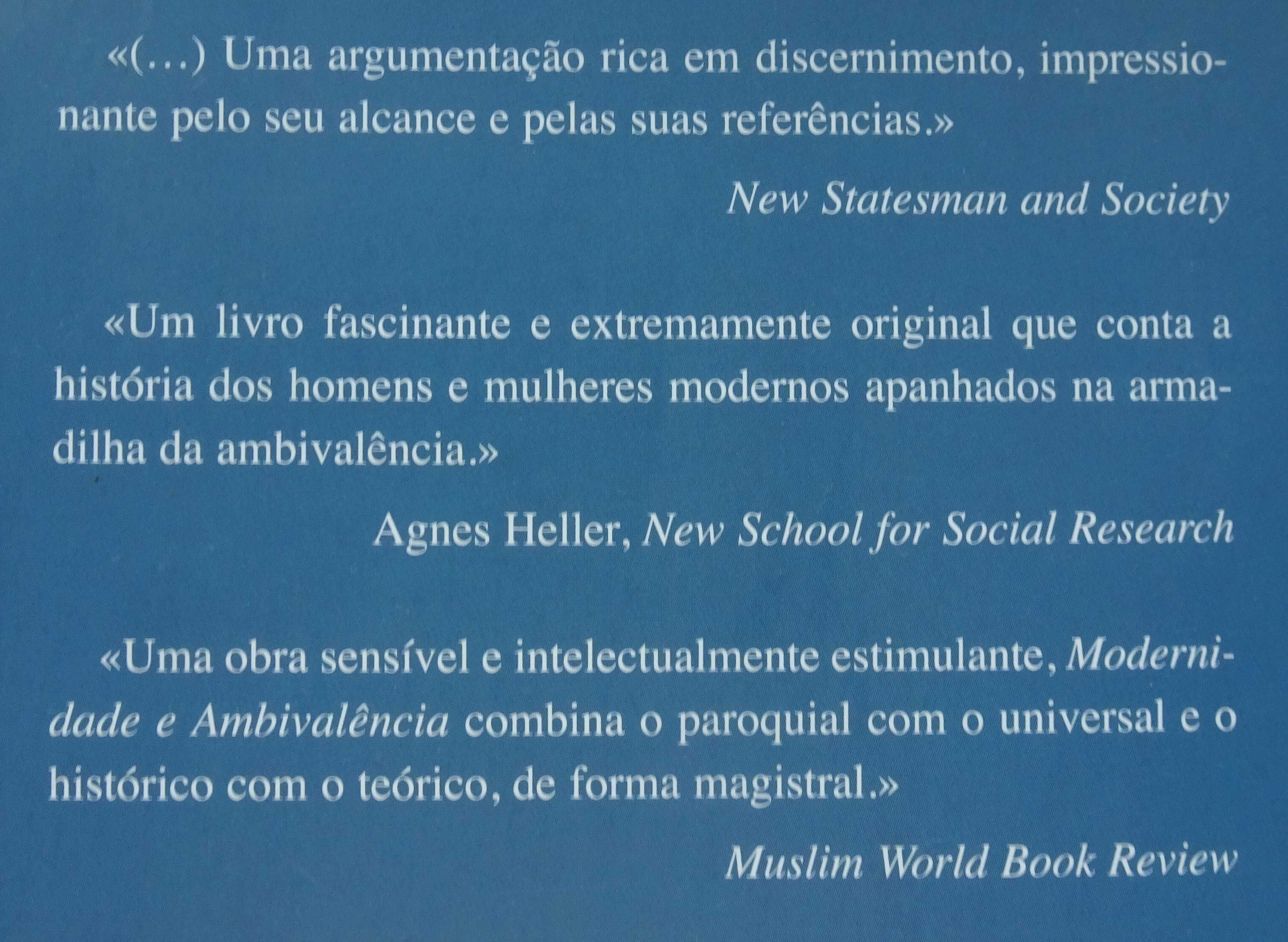 Modernidade e Ambivalência de Zygmunt Bauman