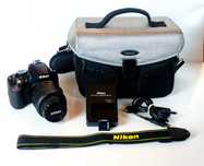 Nikon D3100 + 18-55 + 64GB + Torba Tylko 3500 przebiegu!! Stan idealny