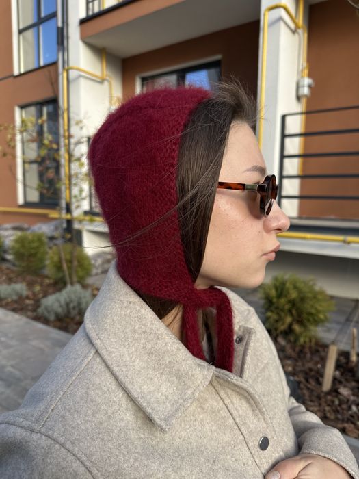 Чепчик вʼязаний жіночий