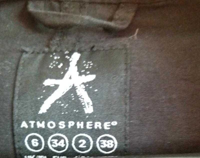 Плащ женский парка куртка черная 48 р Atmosphere