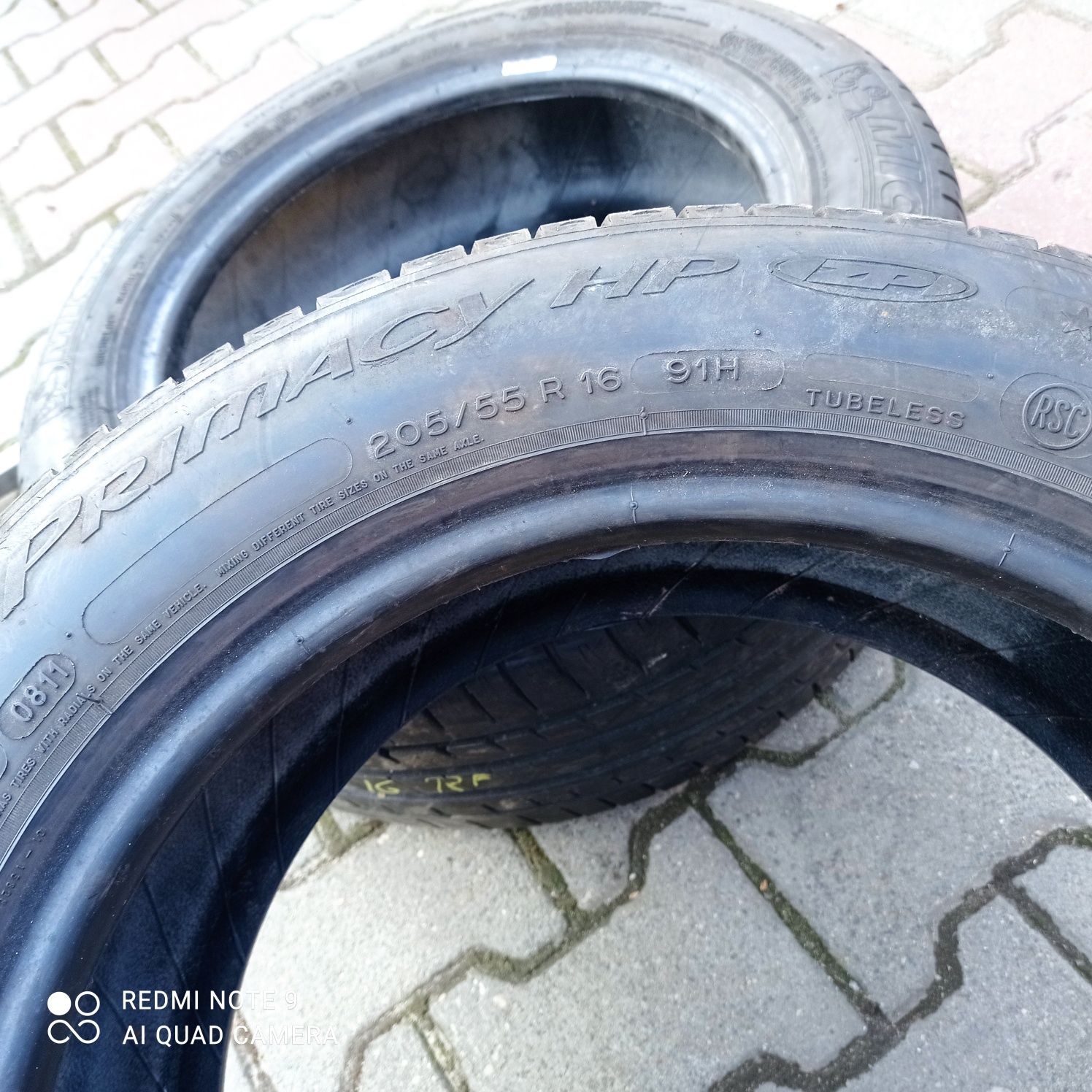 205/55R16 91H Michelin Primacy HP RSC