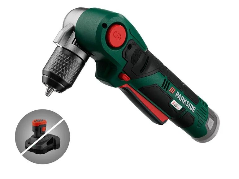 Акумуляторна кутова дриль PARKSIDE® 12 В »PWBSA 12 A1«, без акумулятор