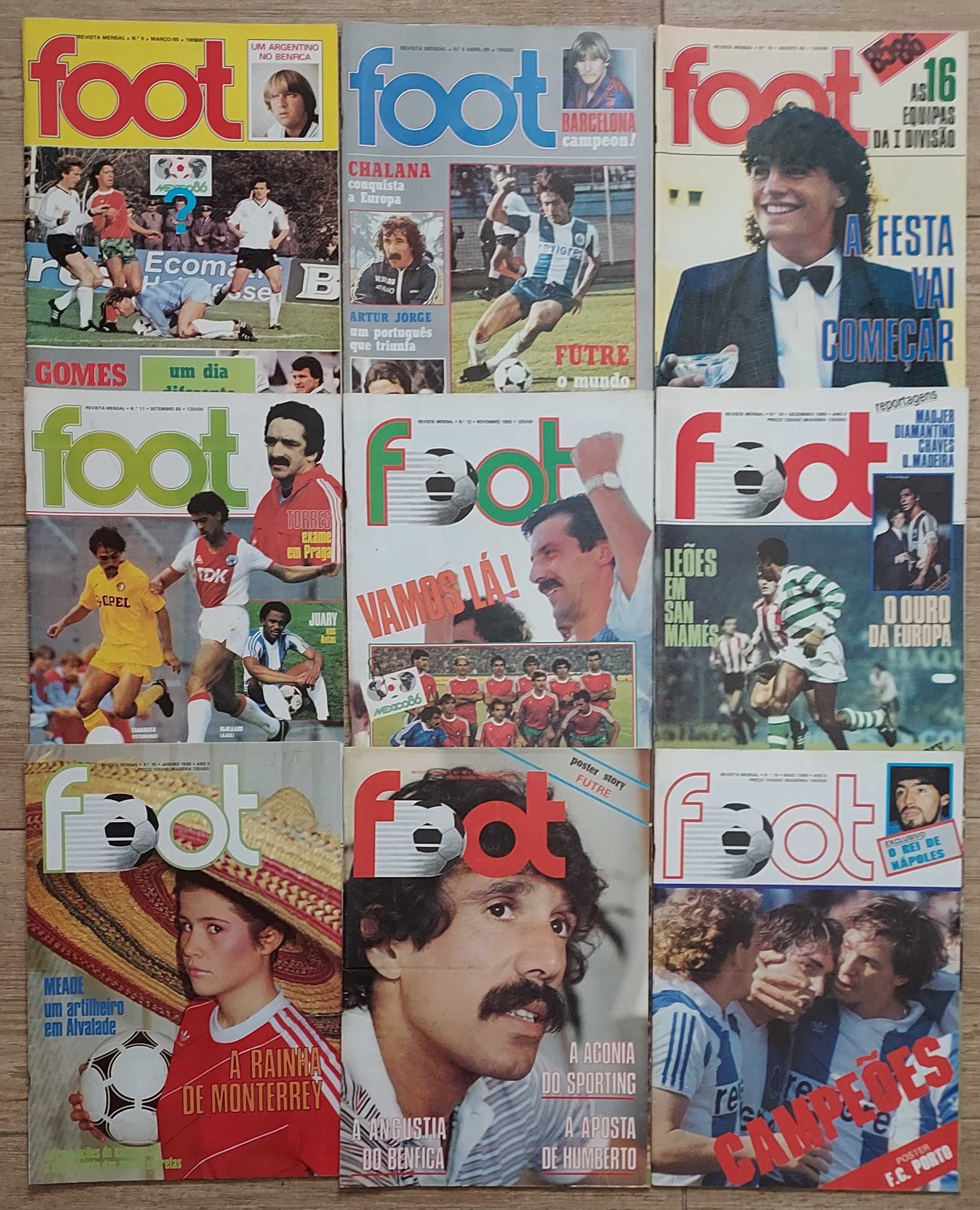 Revistas futebol - Foot Mundial Bola Magazine World Soccer Jogo