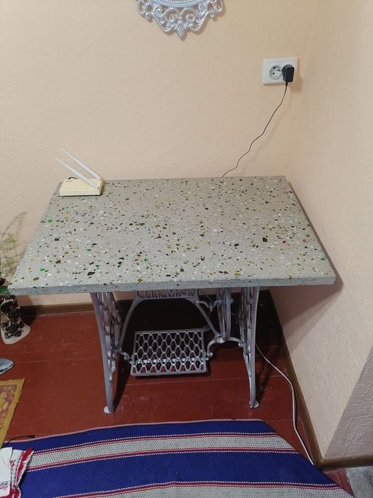 Стіл лофт з бетону.Террацо.