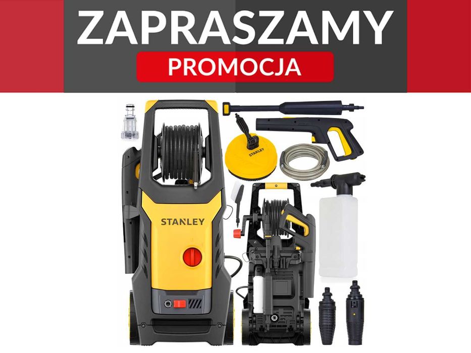 Promocja! Nowa Myjka Ciśnieniowa Stanley 190 Bar Samossąca