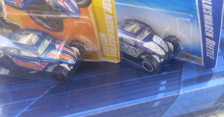 Conjunto 2 custom volkswagen Beetle hot wheels