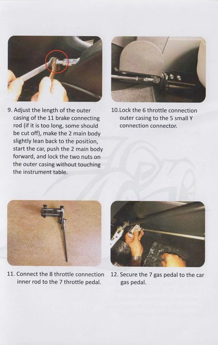 Ręczny  RGH do sterowania gazem i hamulcem dla  niepełnosprawnych