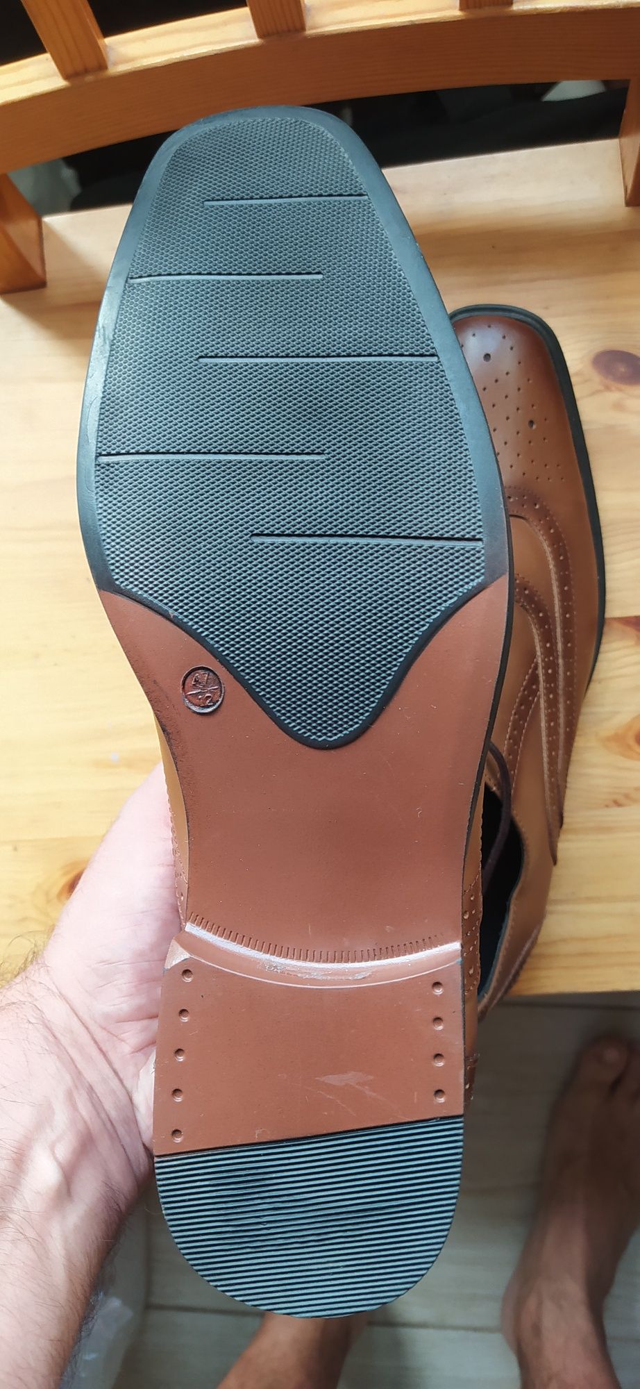 Buty męskie Redfoot rozm 47 brąz skóra
