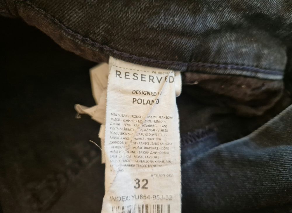 Новые мужские джинсы  Reserved, Оригинал, M размер