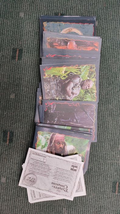 148 Cromos Piratas das Caraíbas