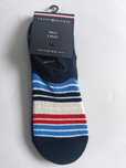 TOMMY HILFIGER navy niskie oryginalne skarpety męskie 2-PACK 43-46