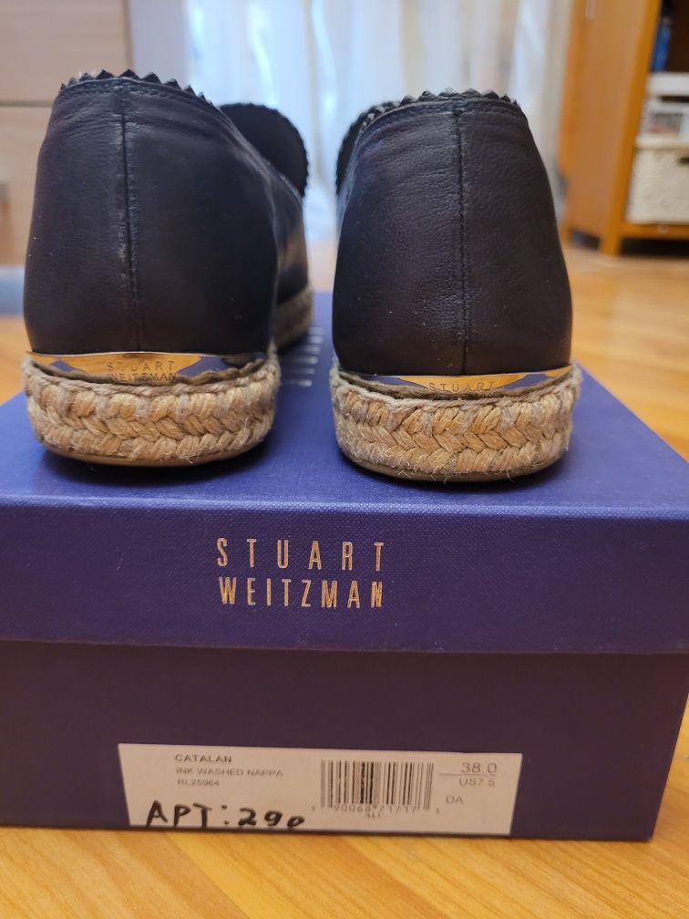 Туфлі-мокасіни шкіряні Stuart Weitzman