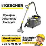 "odkurzacz piorących Karcher Puzzi" 4xProszek gratis wynajem