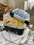 Vedação/Cerca eléctrica a energia solar.