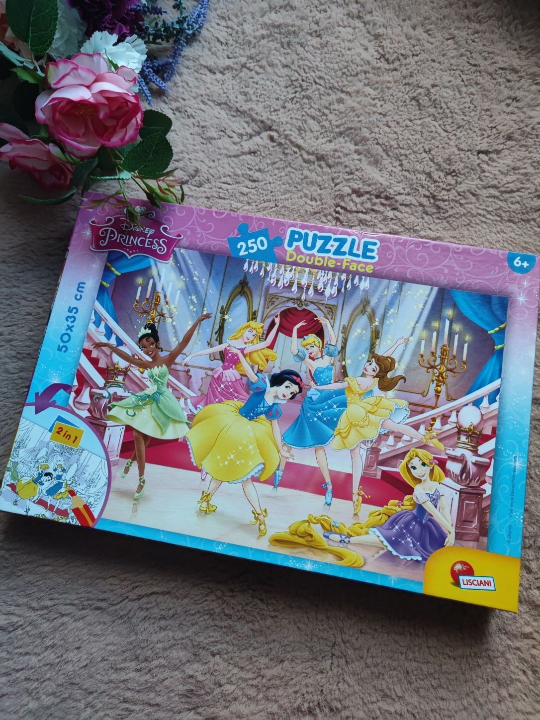 Puzzle 6+ Disney Księżniczka