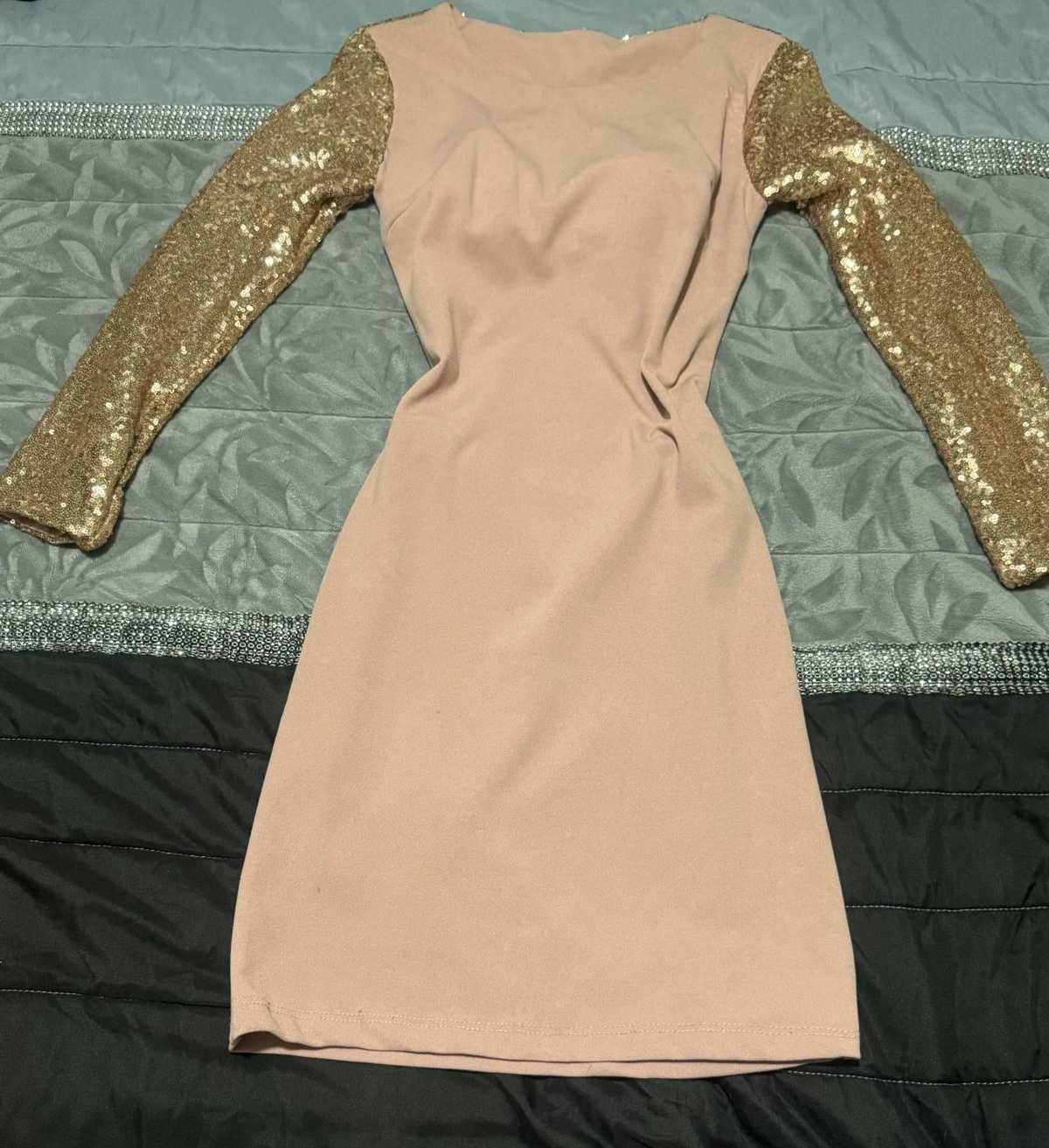 Vestido rosa velho