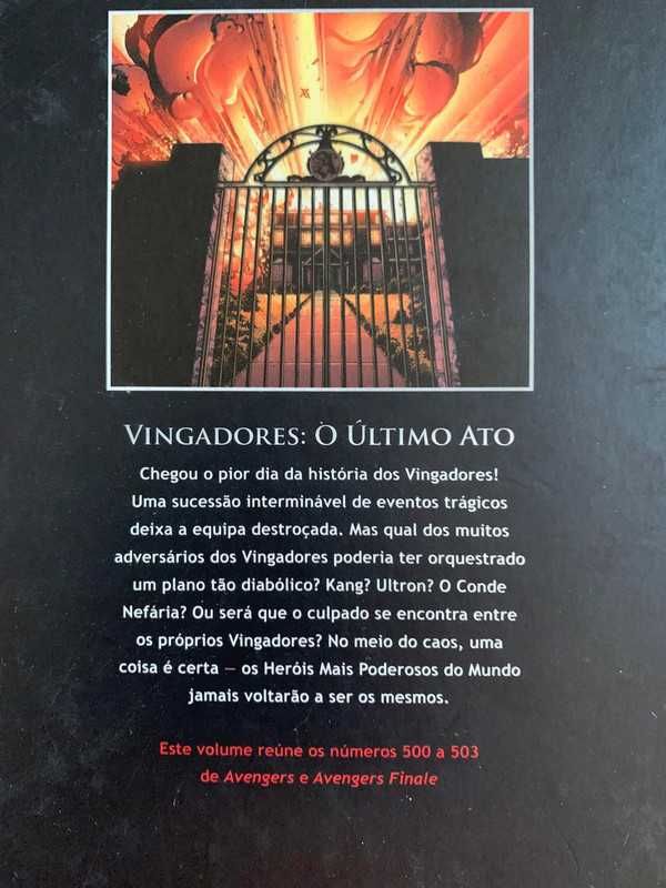 GraphiC Novels Marvel - Vingadores - O Último Ato