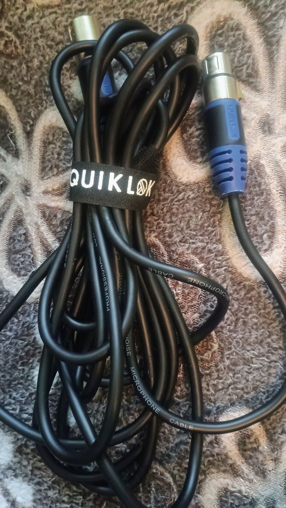 Quik Lok 20 метровий мікрофонний кабель . Кабель  XLR