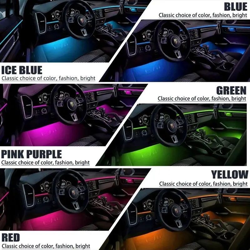 Ambient Led RGB підсвітка комплект 6 в 1