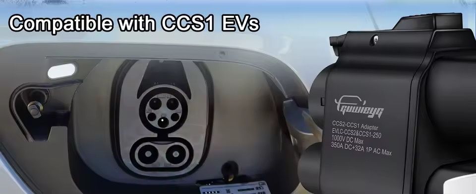 Адаптер (перехідник) GUWIEYG і GEARELEC CCS2 to CCS1 EV.