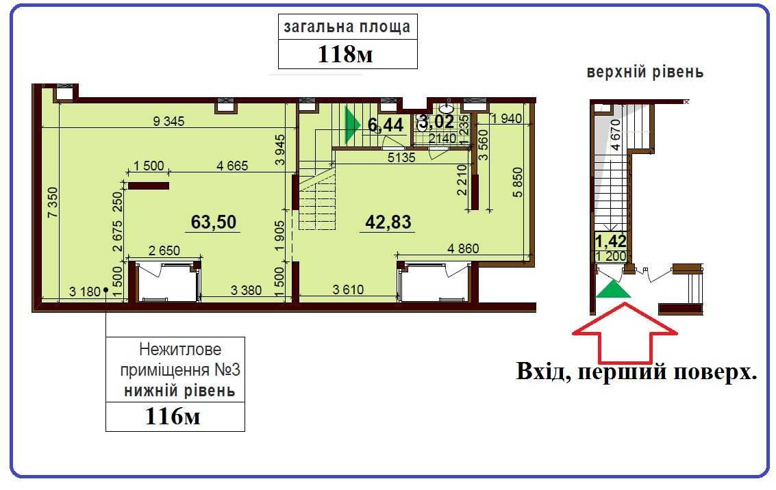 Варшавський Плюс. Комерція. МЕГА ціна 1130 $/м за приміщення 118м