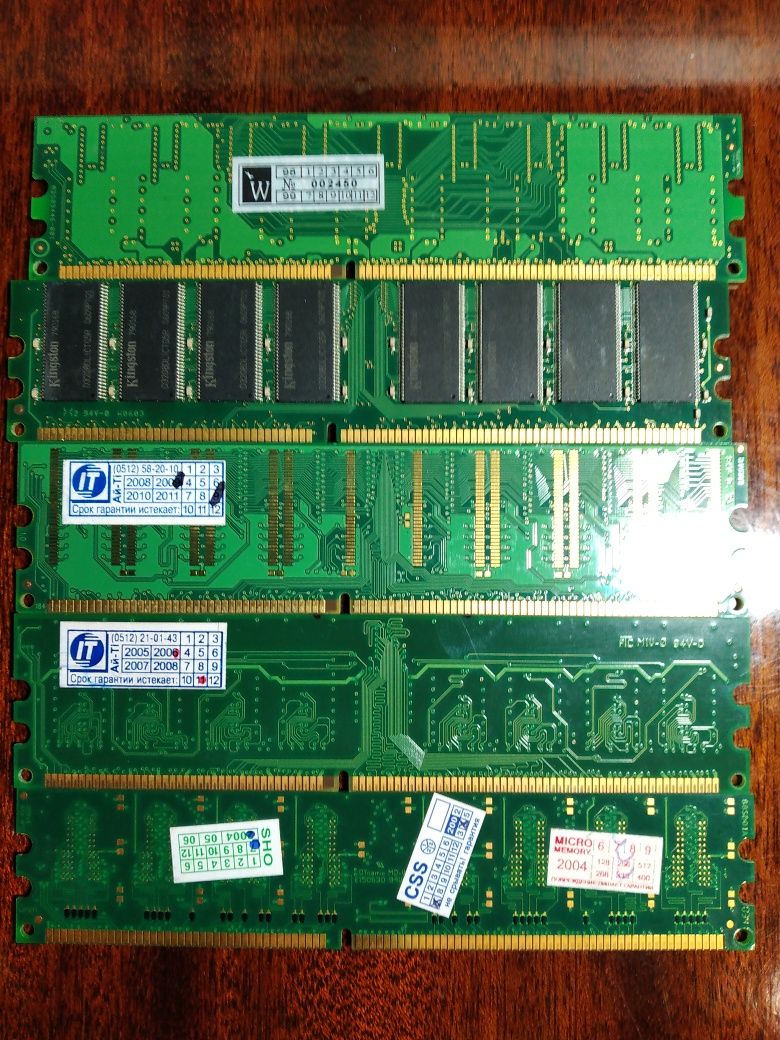 Оперативная память DDR 1 512 Mb 256Mb