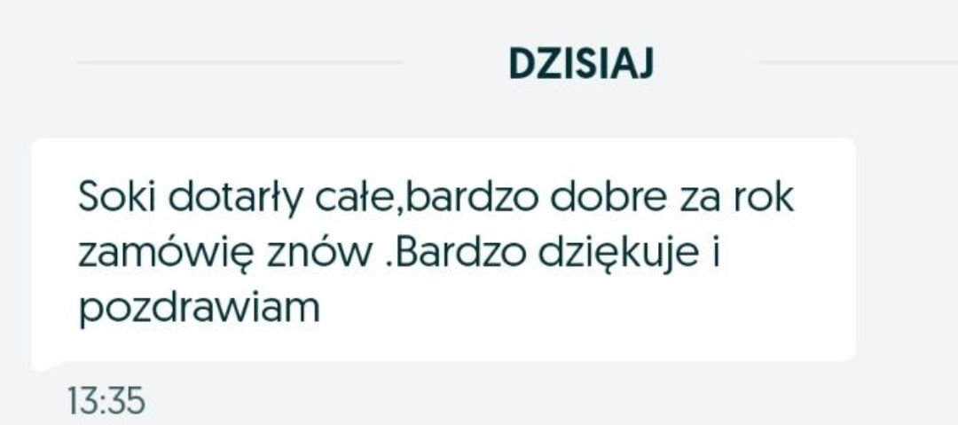 Domowy syrop sok malinowy słodzony 500ml do rozcieńczania sezon 2023