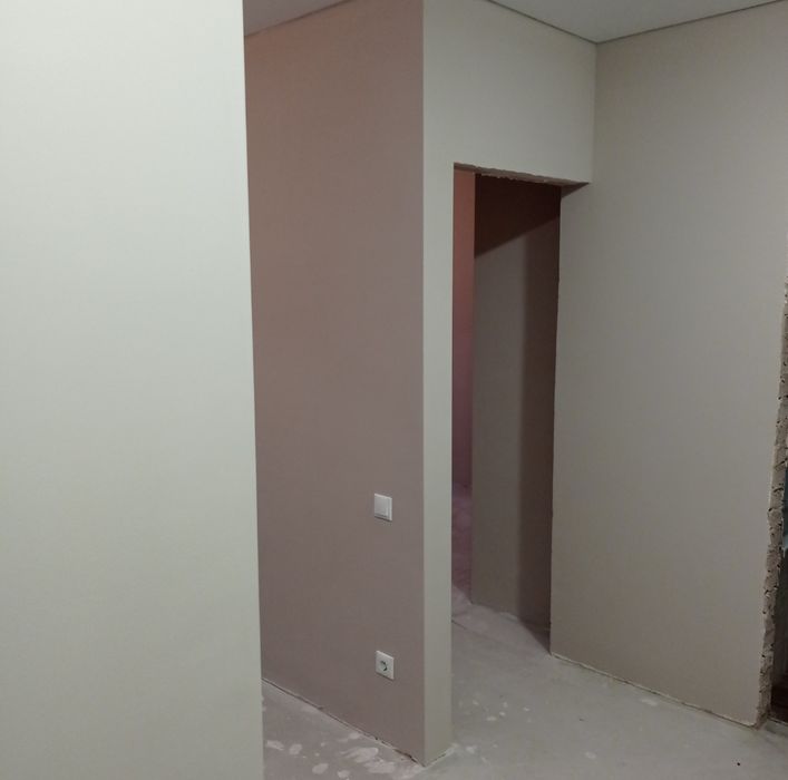 Шпаклювання / покраска стін