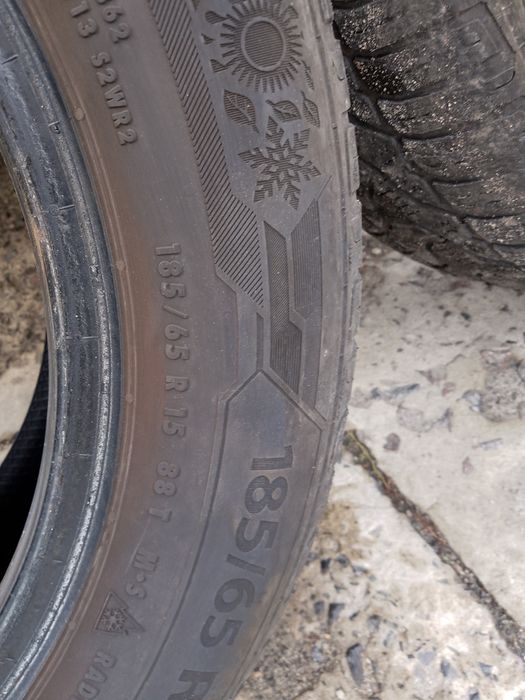 Шини,резина,гума 185-65-15,пара, всесезонна,21 рік