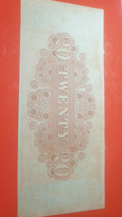 Banknot 20 dolarów z 18? Roku