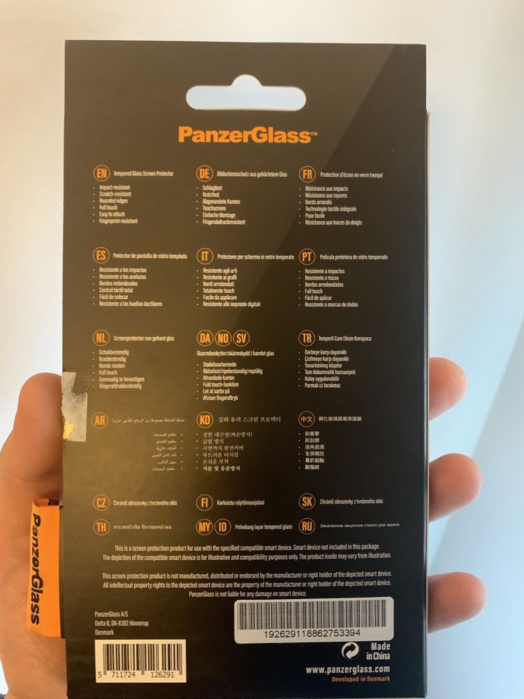 Pelicula vidro Panzer Glass Privacy - iPhone 6/6s/7/8 Plus