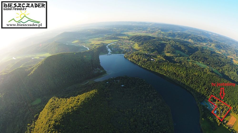 Noclegi wczasy domki domek Bieszczady nad jeziorem Solina Polańczyk