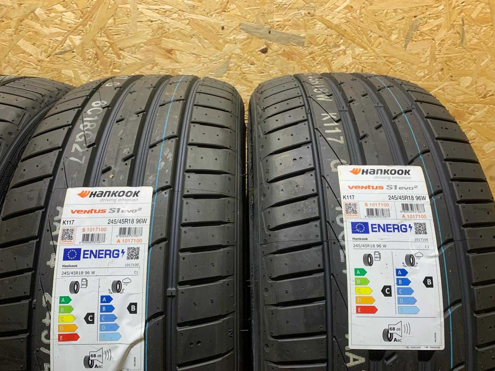 Opony letnie 245/45/18 Hankook Ventus s1 evo 2 K117 96W 2023r