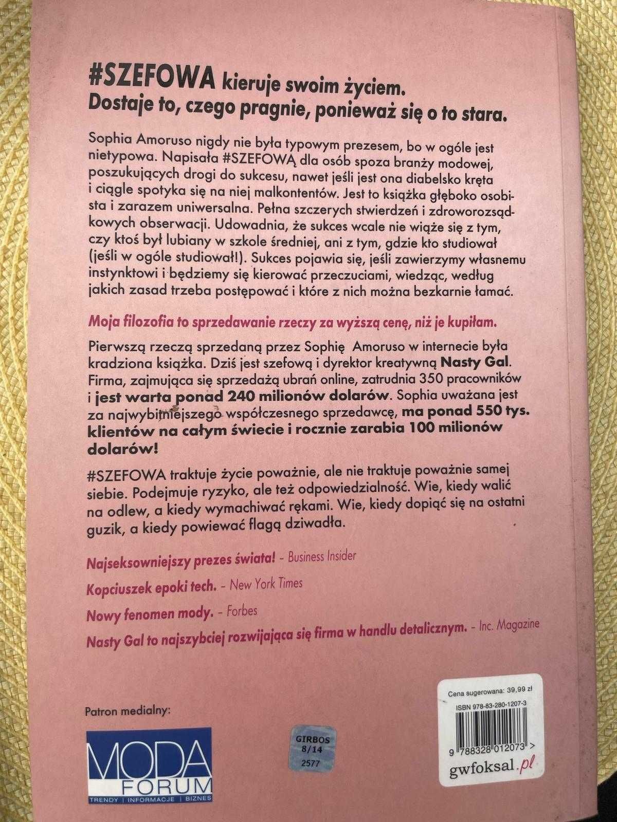 Książka Szefowa. Sophia Amoruso.  vintage netflix autobiografia