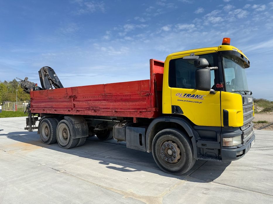 Scania P94 CB 6x4  Scania 94C 310 + HDS HIAB 144 B-3 DUO Gotowa do pracy