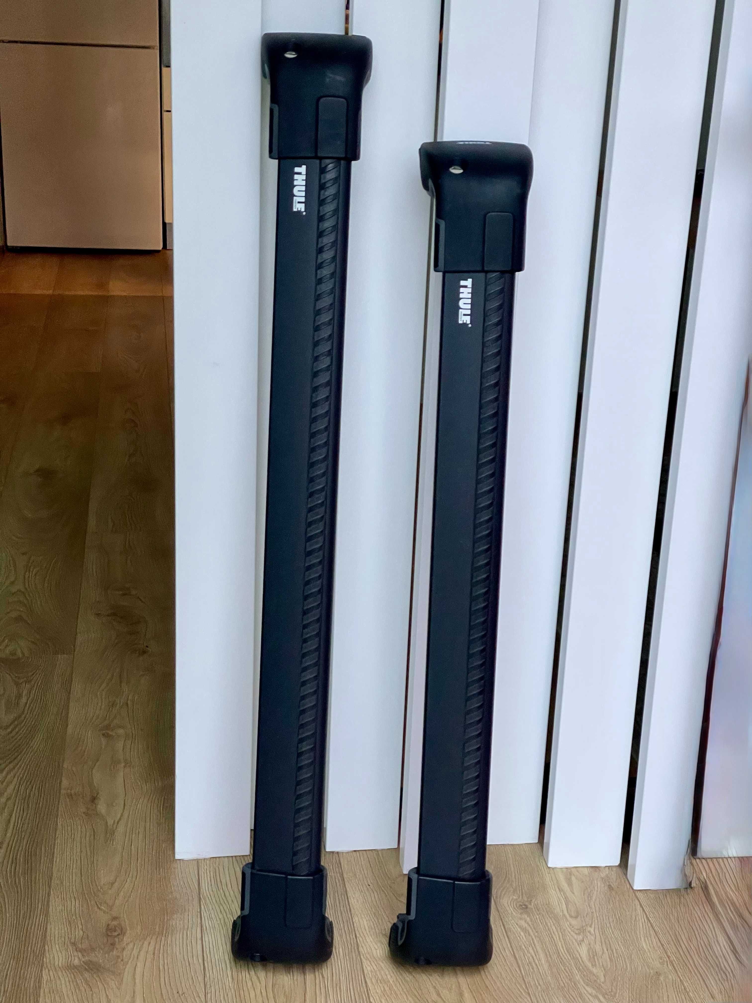 Barras de Tejadilho Thule WingBar Edge Preto 86 cm – Conjunto Completo