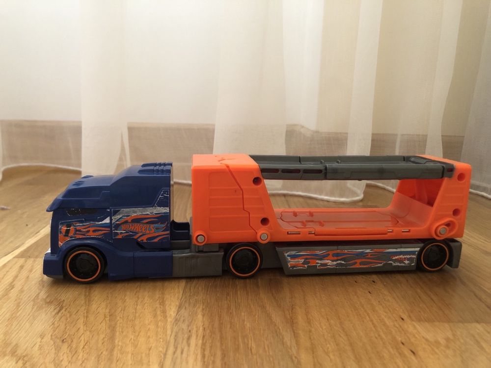 Краш Машина Трейлер Hot Wheels Трек Грузовик вантажівка Хот Вілс