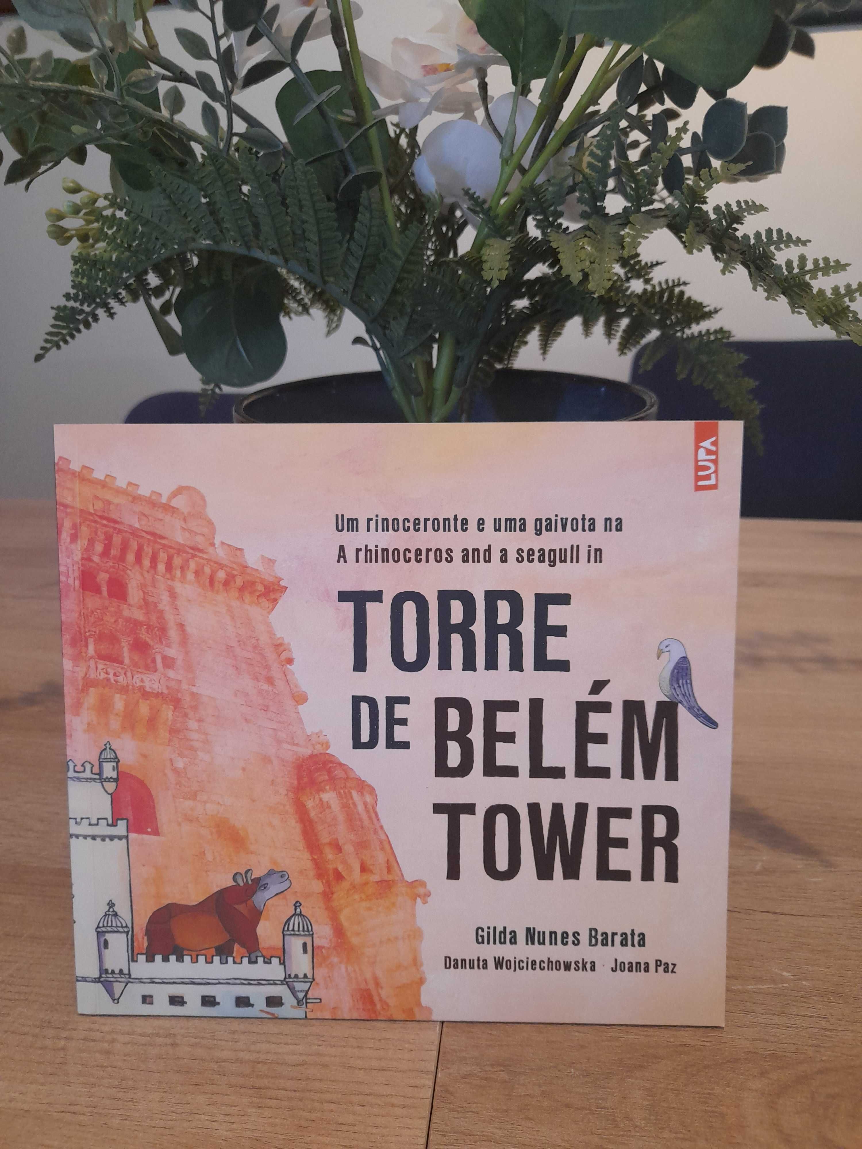 Um Rinoceronte e Uma Gaivota na Torre de Belém