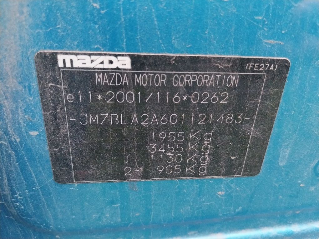Mazda 3 2009r 2.2 mzr diesel maska