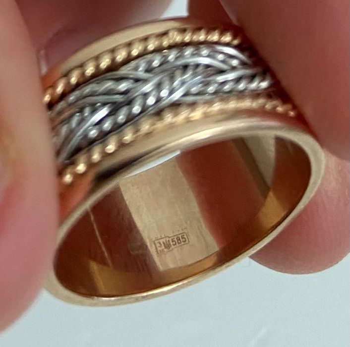 Обручка золота 585 16 розмір Золотий вік