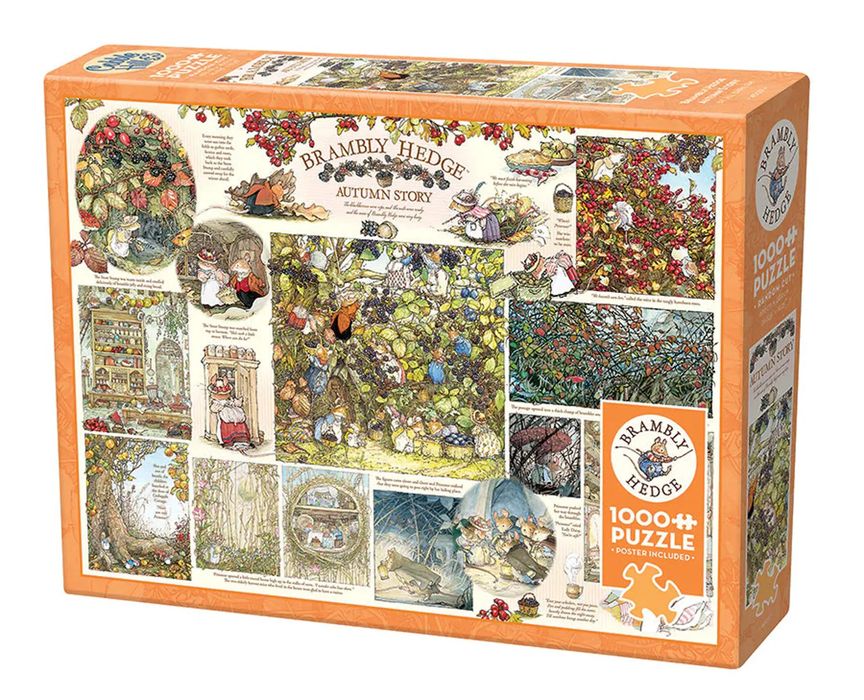 Puzzle 1000 Brambly Hedge Jesień 113596. Cobble Hill. Nowy Produkt