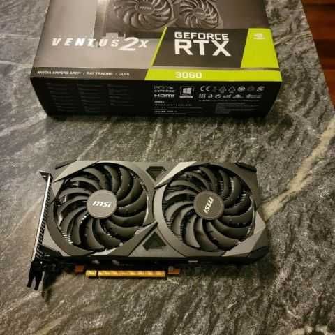 MSI GeForce RTX 3060 VENTUS 2X 12G OC DDR6 Placa gráfica para jogos