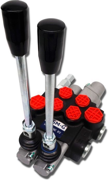 Rozdzielacz Hydrauliczny 2 SEKCYJNY 40L ZATRZASK SILNIKOWY [3643]