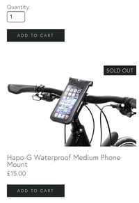 Водонепроницаемый держатель для телефона на руль велосипеда