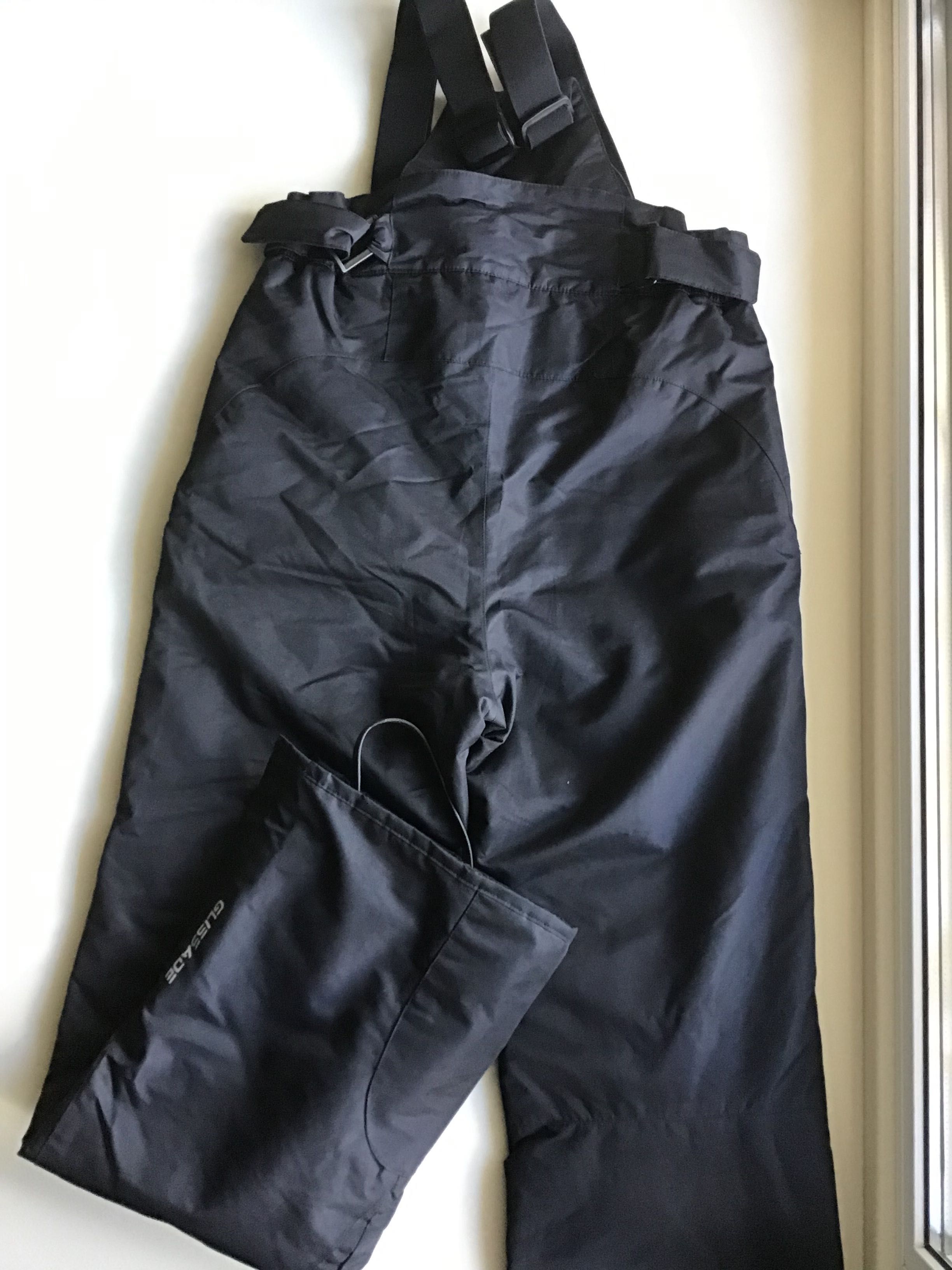 Лыжные штаны женские на рост 170 см черные, GLISSADE