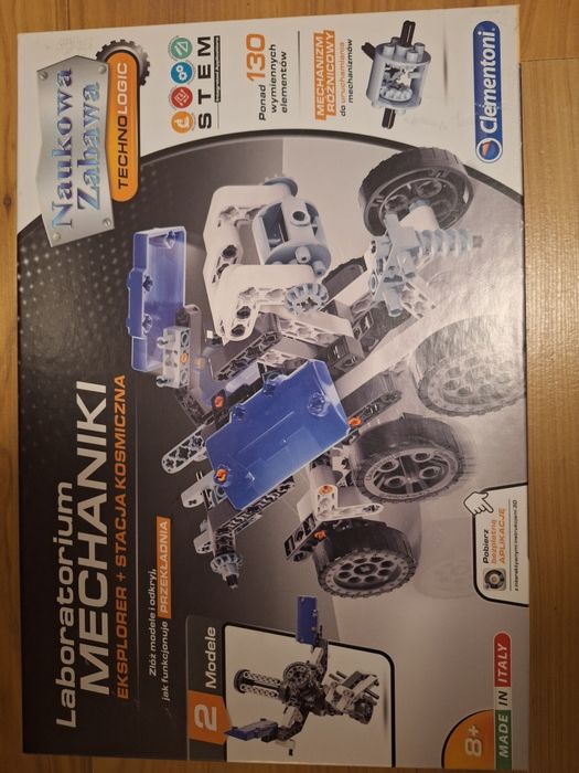 Zestaw klocków Laboratorium Mechaniki jak lego technic