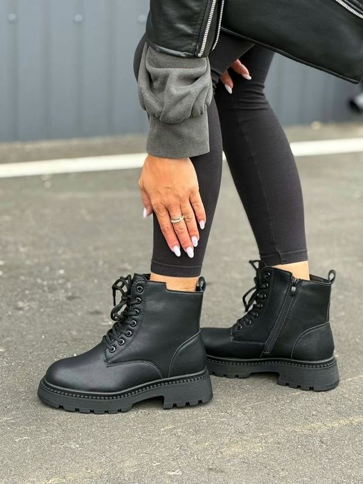 Женские Ботинки Зимние, зимние ботинки, черевики зимові, ботинки