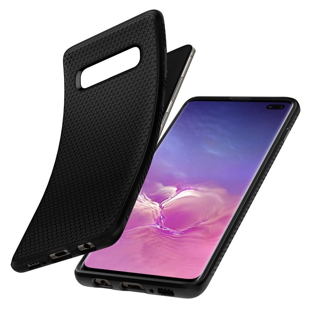 Etui Spigen Liquid Air Do Samsung Galaxy S10+ Plus Czarny