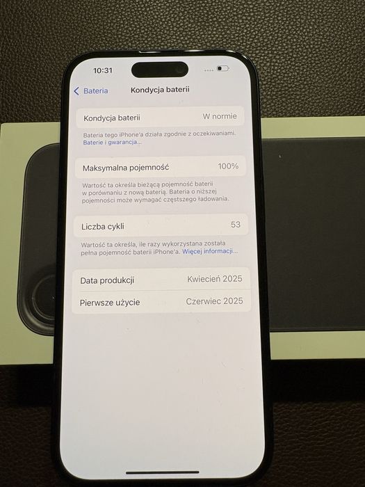 Iphone 16 Black 128GB bateria 100% Gwarancja